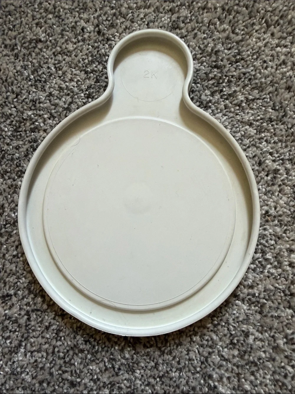 Corningware Off-White Round Plastic Food Cover